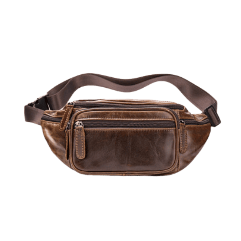 sac banane cuir pour homme