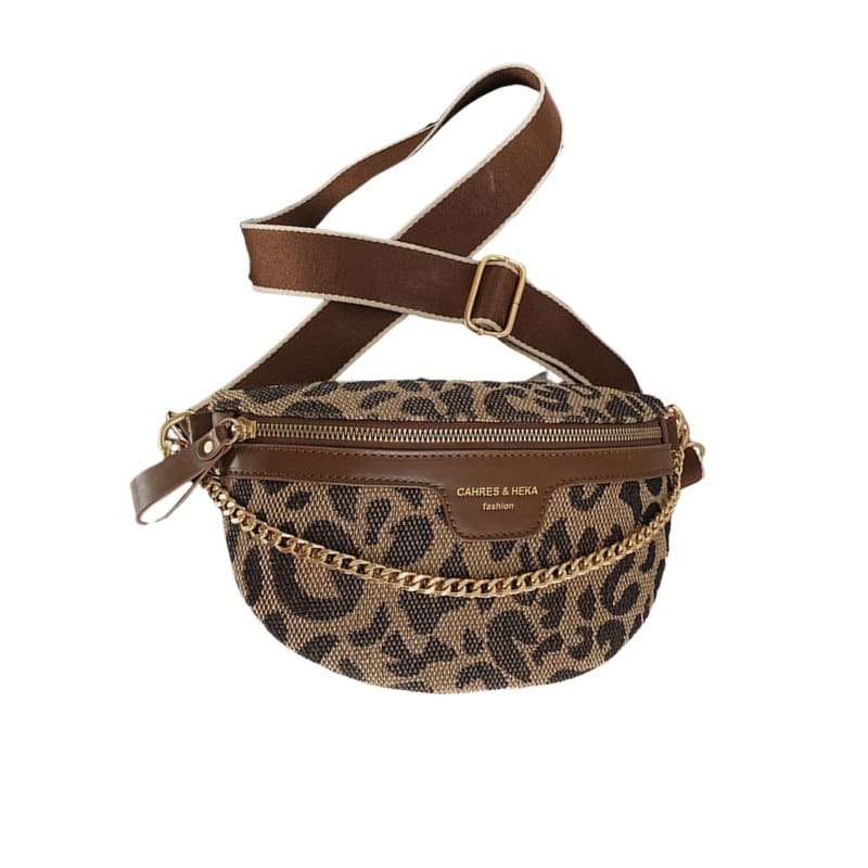 sac banane leopard chic