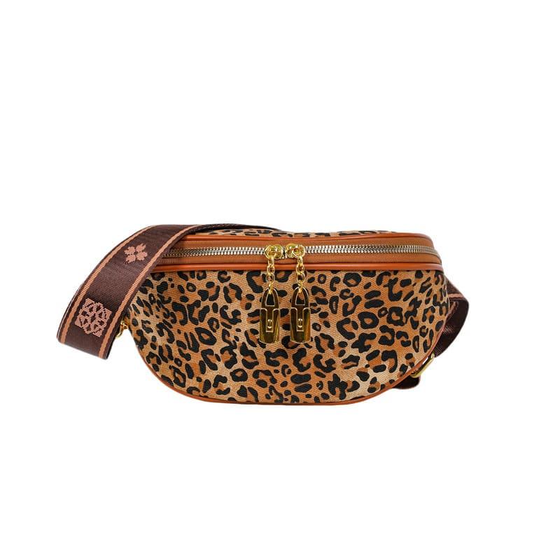 sac banane leopard tendance