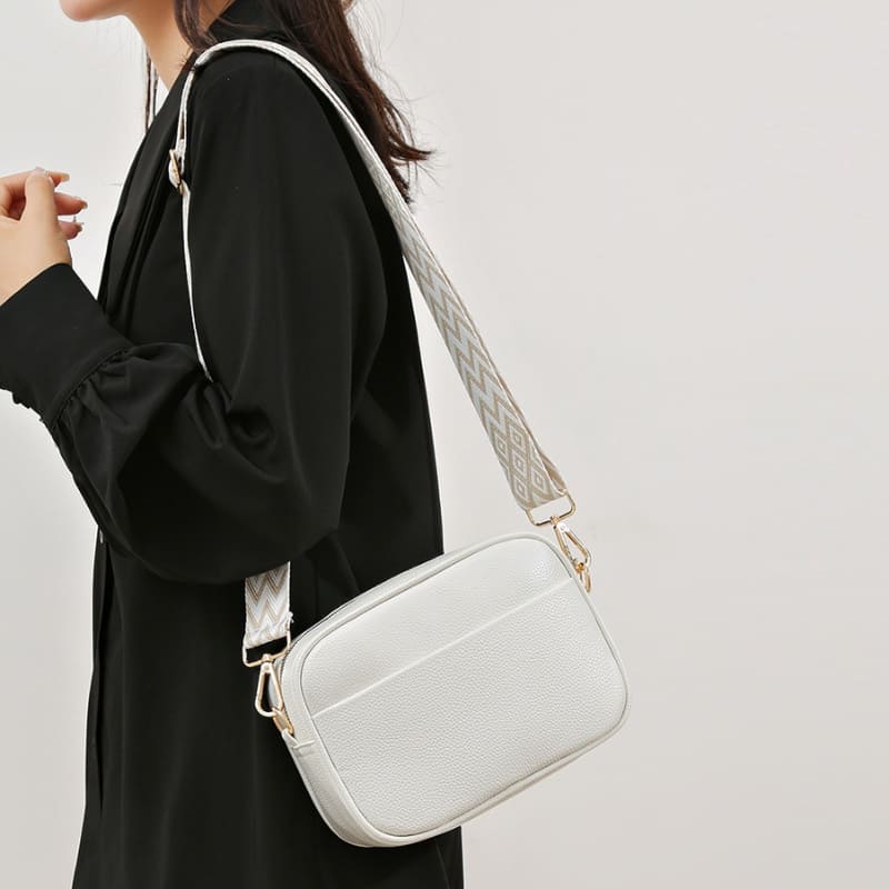 apercu sac banane rectangle bandouliere femme blanc