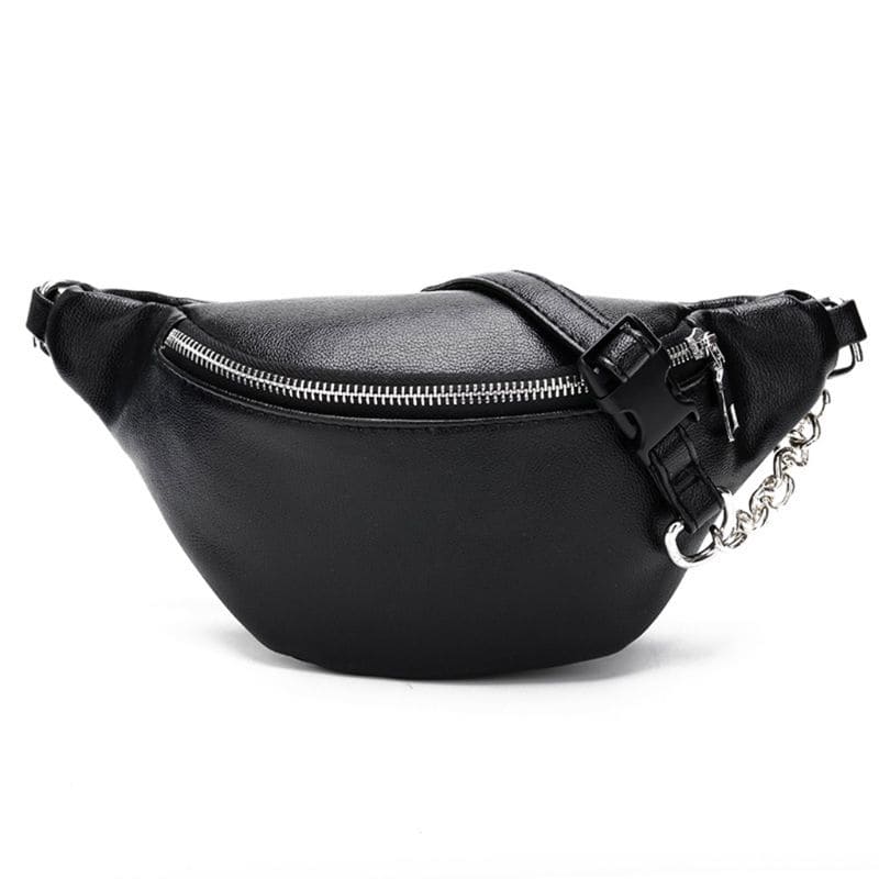 banane sac femme cuir noir