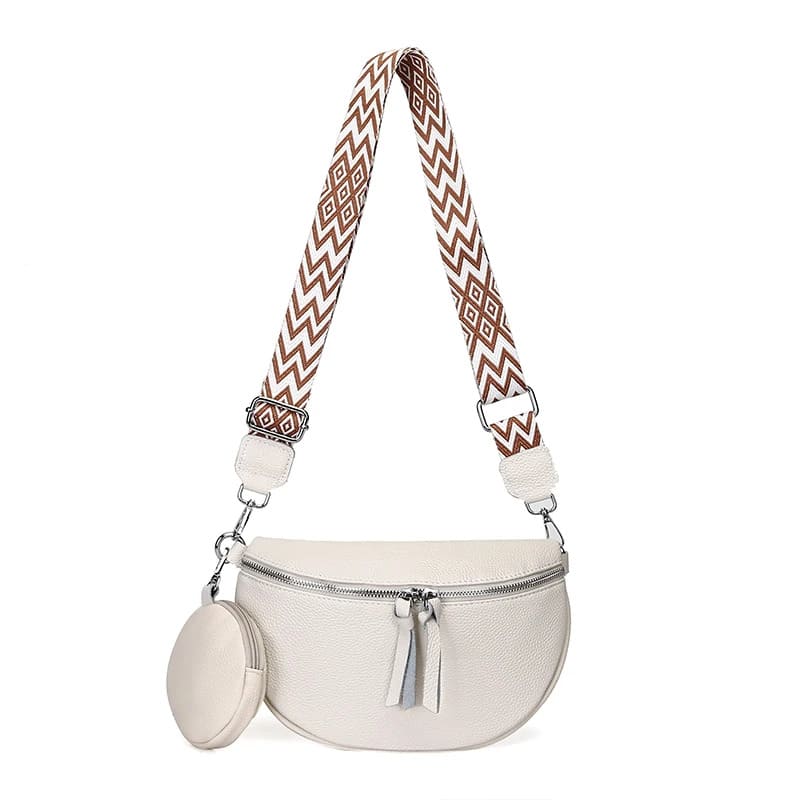 sac banane en cuir femme