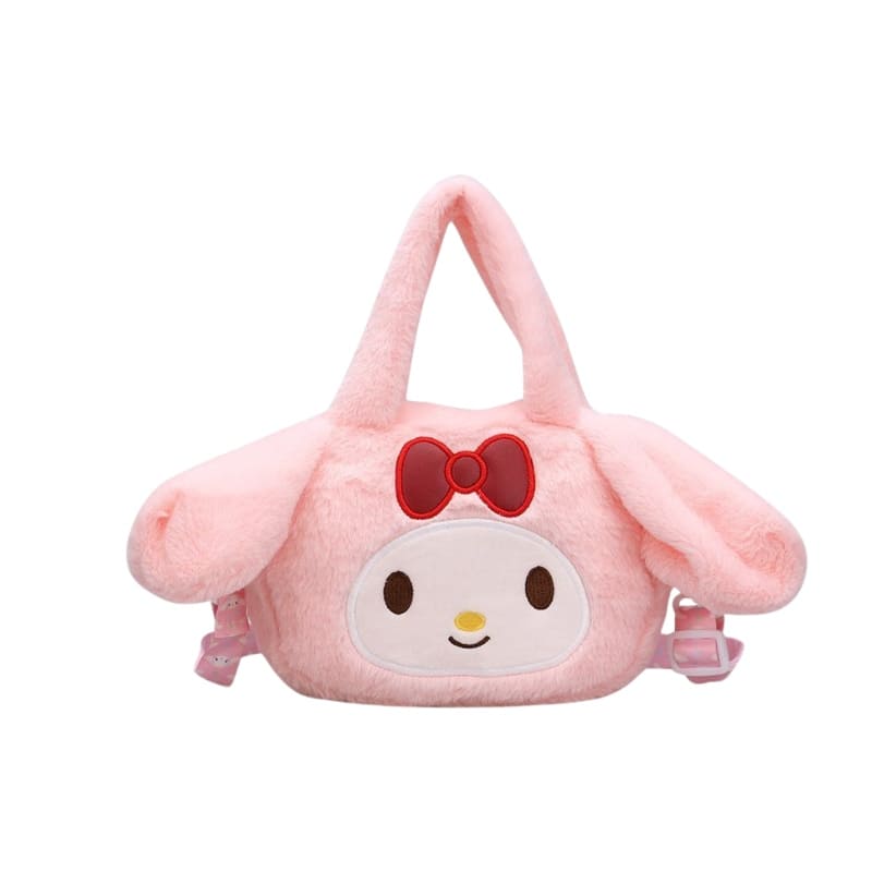 sac bandouliere fourrure my melody