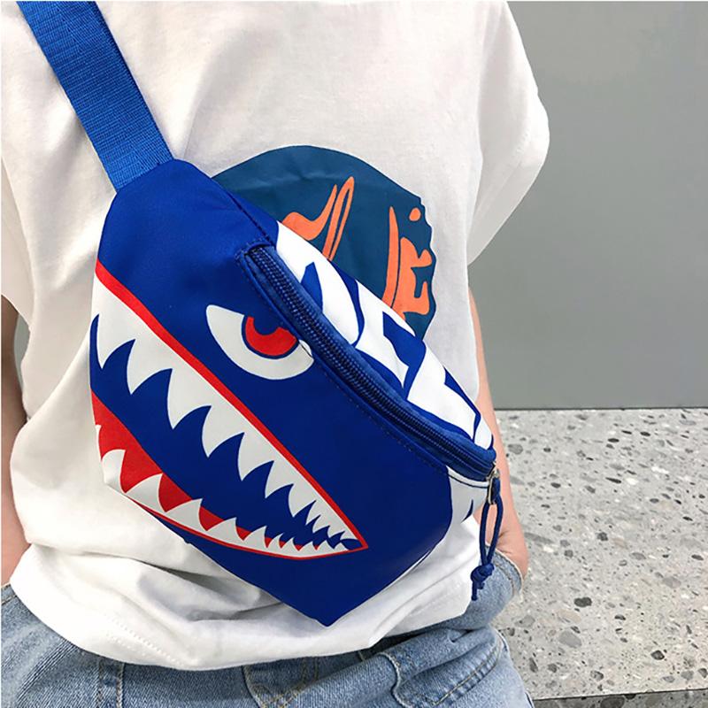 sangles sac banane requin enfant