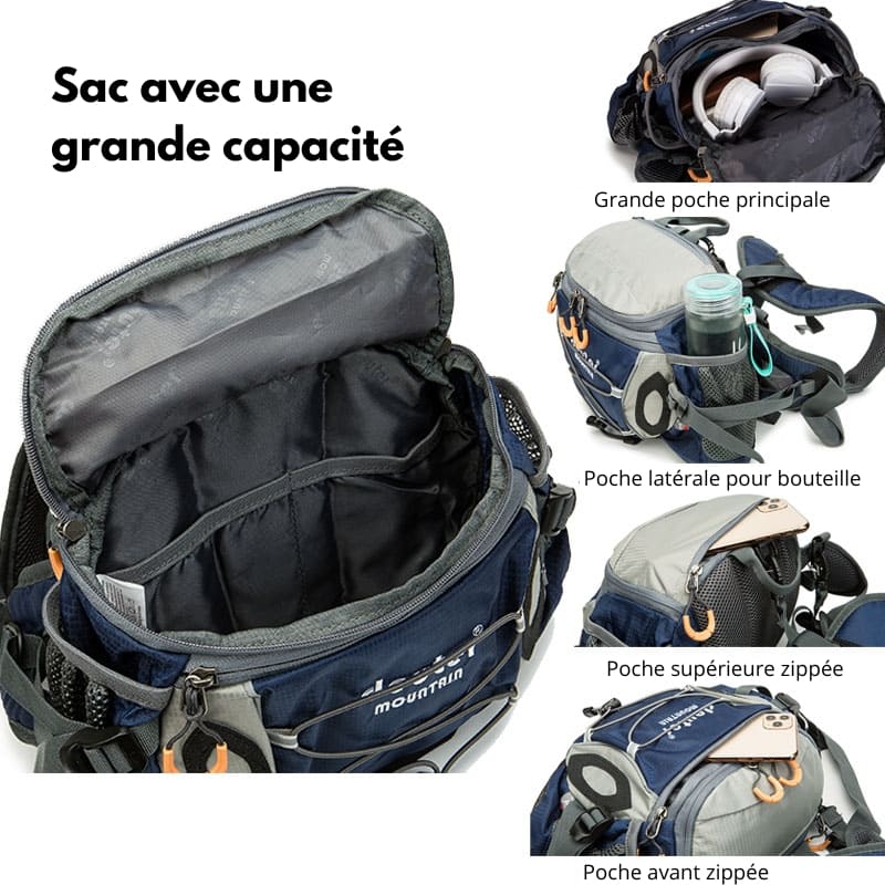 capacite sac banane randonnee